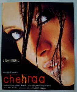 CHEHRAA Bollywood movies booklet