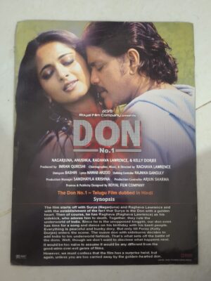 DON Bollywood movies booklet