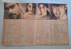 COMPANY Bollywood movie brochure