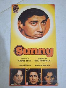 SUNNY Bollywood movies booklet