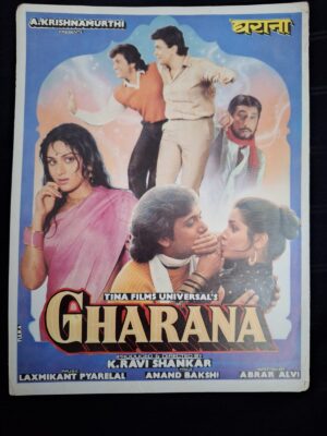 GHARANA Bollywood movies booklet