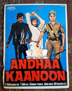 ANDHAA KAANOON Bollywood movie Booklets