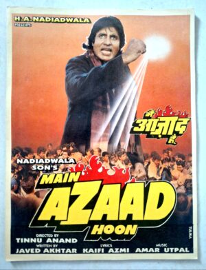MAIN AZAAD HOON Bollywood movie Booklets