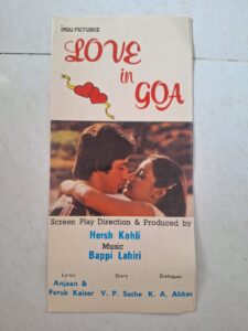 LOVE IN GOA Bollywood movie Booklets