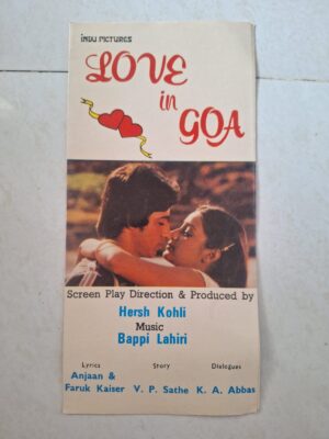 LOVE IN GOA Bollywood movie Booklets